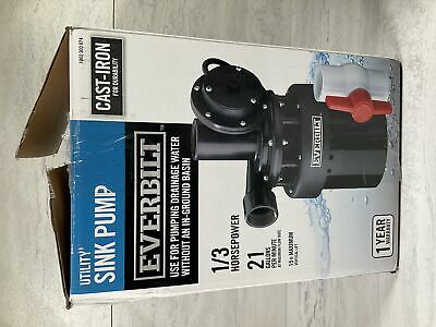 1/3 HP Utility Sink Pump by Everbilt (6922811310263)